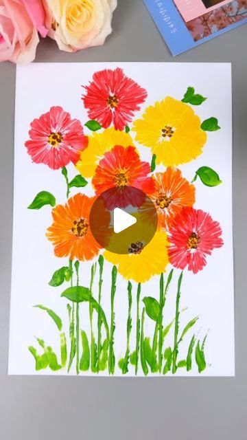 Diy With Kids, Origami Paper Craft, Paper Craft Ideas, Handmade Paper Crafts, Spring Painting, Diy Origami, Spring Art, Paper Flowers Diy, Spring Is Here