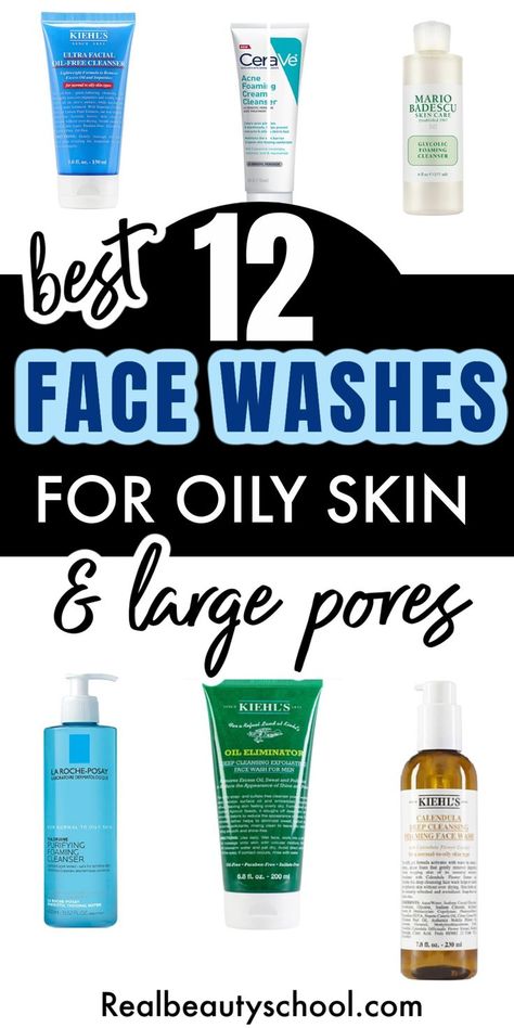 variety of cleansers for oily skin