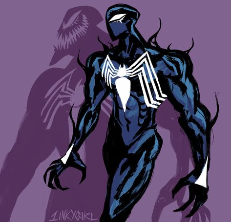 Symbiote Sona, Venom 2099, Venom Cartoon, Symbiote Oc, Symbiote Art, Teen Titans Drawings, Spiderman Symbiote, Venom Character, Spiderman Tattoo