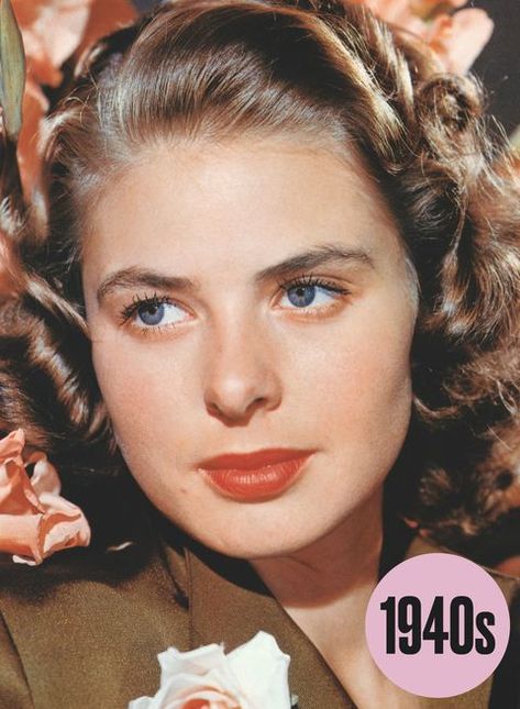 1940’s Makeup, 1940's Makeup, 40s Makeup, 1940s Makeup, Makeup History, Vintage Makeup Looks, Vintage Hairstyles Tutorial, 1940s Hairstyles, Estilo Pin Up