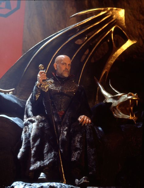 "Eragon" movie still, 2006.  John Malkovich as Galbatorix. Saphira Dragon, Eragon Movie, Buffy Characters, Male Angels, Fantasy Dragons, Inheritance Cycle, 20th Century Studios, John Malkovich, Dragon Rider