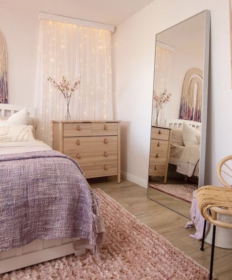 Aesthetic Purple Room, Purple Wall Bedroom, Kate Aesthetic, Mr Kate, Redecorate Bedroom, Daughters Room, Room Redo, Room Makeover Bedroom, Room Makeover Inspiration