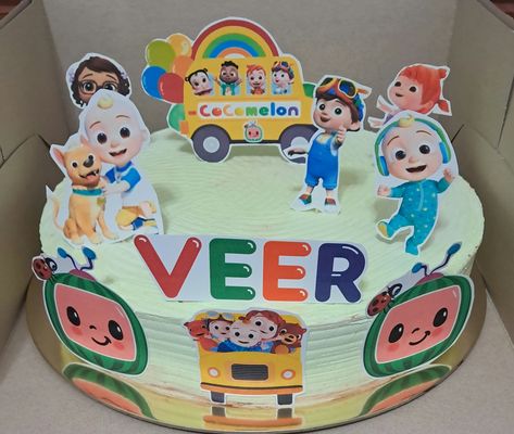 Cocomelon Theme Cake (Chocolate Delight Cake) For Cake Order Call/WhatsApp +1 4707560100 for Alpharetta, USA Call/WhatsApp +91 8140229367 for Vadodara #CocomelonCake #cocomelon #cocomelontheme #ChocolateDelightCake #ChocolateDelight #June #June2024 #cake2024 #indiancake #cake #cakes #kimbalbridge #alpharetta #alpharettacakes #jaincakes #atlantacakes #suwanee #delicious #homemade #dessert #cakedesign #cakedecorating Cocomelon Theme Cake, Cocomelon Theme, Melon Cake, Indian Cake, Homemade Dessert, Chocolate Delight, Theme Cake, Cake Chocolate, Call Whatsapp