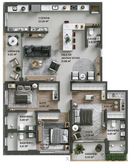 Layout Design Architecture House Plans, Eksterior Modern, Modern House Floor Plans, 3d House Plans, House Plans Mansion, Apartment Floor Plan, House Floor Design, Sims 4 House Design, Apartment Floor Plans