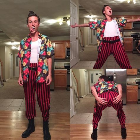 DIY Ace Ventura Halloween Costume Idea 2 Ace Ventura Halloween Costume, 90s Fancy Dress, Punny Halloween Costumes, Ace Ventura Costume, 90s Halloween Costumes, Halloween Coustumes, Ace Ventura, 90s Halloween, Clever Halloween Costumes