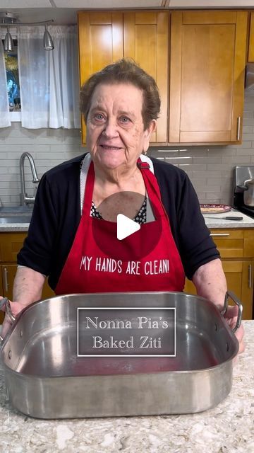 Giada Baked Ziti, Ziti Baked Pasta, Pasta Potluck Ideas, Pasta Baked Dishes, Nonnas Italian Recipes, Feeding A Crowd On A Budget, Recipes With Ziti Noodles, Nona Pia, Easy Pasta Meals