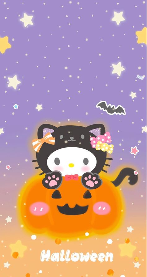 My Melody Halloween Wallpaper, Leadership Wallpaper, Sanrio Halloween Wallpaper, Fall Sanrio, Kawaii Halloween Wallpaper, Halloween Sanrio, Hello Kitty Halloween Wallpaper, Sanrio Halloween, Disney Drawing Tutorial