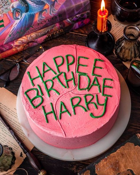 Happy Birthday Cake Harry Potter, Harry Potter Hagrid Cake, Hp Birthday Cake, Cake Ideas Harry Potter, Happee Birthdae Harry Cake Recipe, Hp Cake Birthday, Harry Potter Hat Cake, Small Harry Potter Cake, Harry Potter Birthday Party Cake