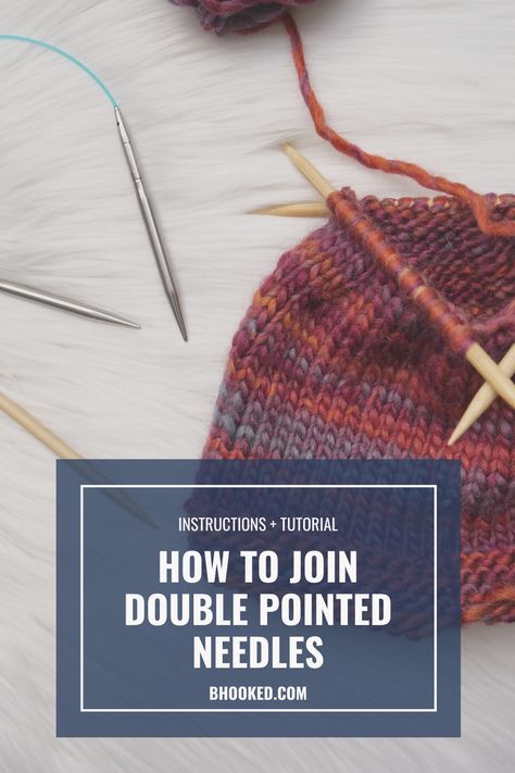 In this quick tutorial we'll show you how to join double pointed needles from circular needles, an essential skill for knitting hats and mittens.  #BHooked #Knitting #KnittingTip Bhooked Knitting, Double Pointed Knitting Needles, Knitting Videos Tutorials, Knitting Hats, Knitting Tutorials, Pixie Hat, Tilly And The Buttons, Double Pointed Needles, Knitting Videos