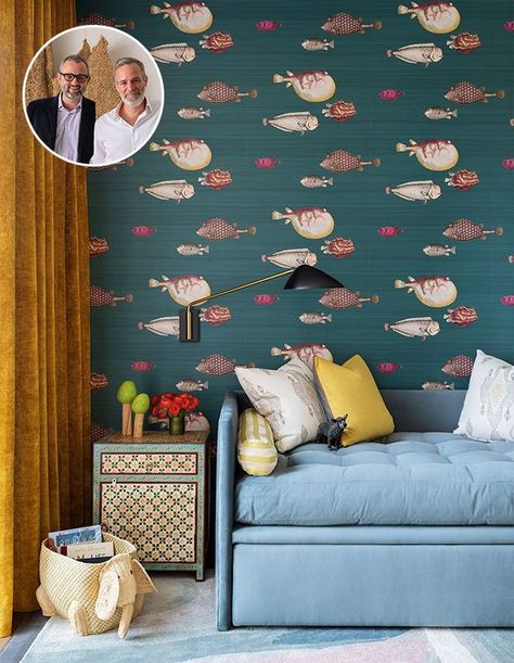 Elephant Basket, Chinoiserie Motifs, Iconic Wallpaper, Emily Henderson, Architecture Home, Big Design, Luxe Interiors, Home Tours, Interiors Design