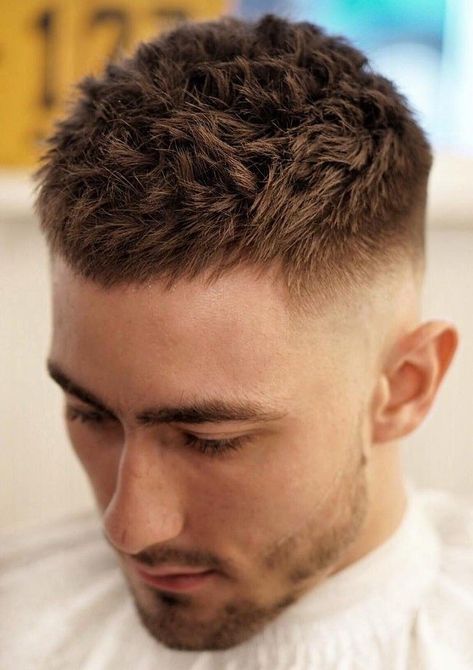 High And Tight Haircut, Mens Haircuts Short Hair, Short Spiky Hairstyles, Short Haircut Styles, Men's Short Hair, Spiky Hair, Faded Hair, Men Haircut Styles, Mens Haircuts Fade