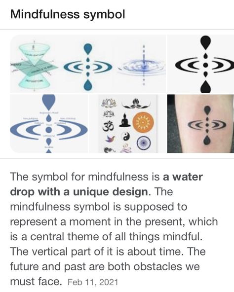 Meditation Symbols Tattoo, Energetic Tattooing, Master Therion, Mindful Tattoo, Mindfulness Tattoo, Moment Tattoo, Mindfulness Symbol, Heart And Soul Tattoo, Meaningful Symbol Tattoos