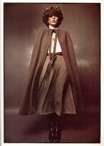 #Modest doesn’t mean frumpy. #fashion #style www.ColleenHammond.com 1970's 'sunburst' cloak' Cloak Pattern, Cape Pattern Sewing, Patterns For Fashion, Cape Pattern, Vogue Sewing Patterns, Old Fashion, Downton Abbey, Sewing Patterns Free, Vintage Sewing Patterns