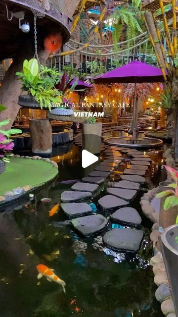 Laya      Thailand  | MAGICAL PLACES, CAFEHOPPING on Instagram: "Magical fantasy cafe in Saigon, Vietnam 🇻🇳  Oasis Cafe, Phuong 10, Ho Chi Minh City  #cafevietnam#cafehopping#hcmc#saigon#coffeetime#cafesaigon#fantasycafe#magicalcafe#coffeeshop   Most dreamy and fantasy cafes in Vietnam, Beautiful coffee shops in Ho Chi Minh City, Saigon" Magical Coffee Shop, Beautiful Coffee Shops, Fantasy Cafe, Vietnam Trip, Vietnam Ho Chi Minh, Saigon Vietnam, Sky Bar, Scenic Travel, Dream Vacations Destinations