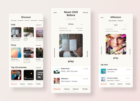 Playlist App, App Redesign, Website Layout Inspiration, App Design Layout, Mobile Ui Design, Social Media Marketing Tools, Mobile App Ui, Music App, App Ui Design