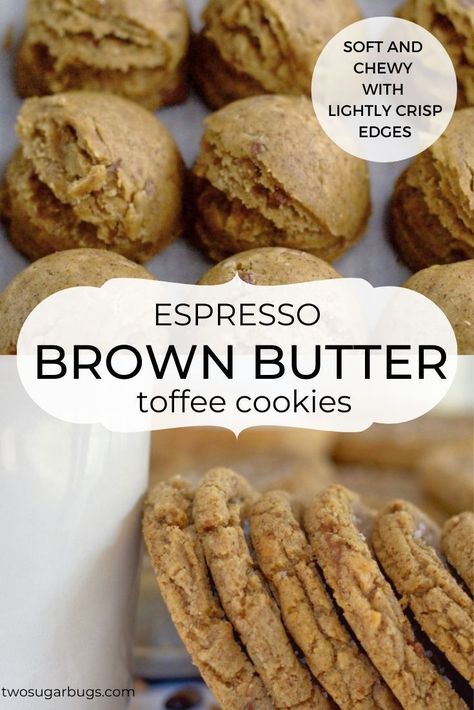 Food For A Group, Brown Butter Toffee Cookies, Butter Toffee Cookies, Desert Inspo, Cookies 2023, Mousse Desserts, Sweet Board, Cottagecore Food, 2024 Recipes