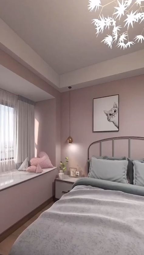 Room Color Ideas Bedroom, Pakse, Beautiful Bedroom Colors, Room Color Combination, Best Bedroom Colors, Bedroom Color Combination, Room Wall Colors, Interior Design Bedroom Small, تصميم للمنزل العصري