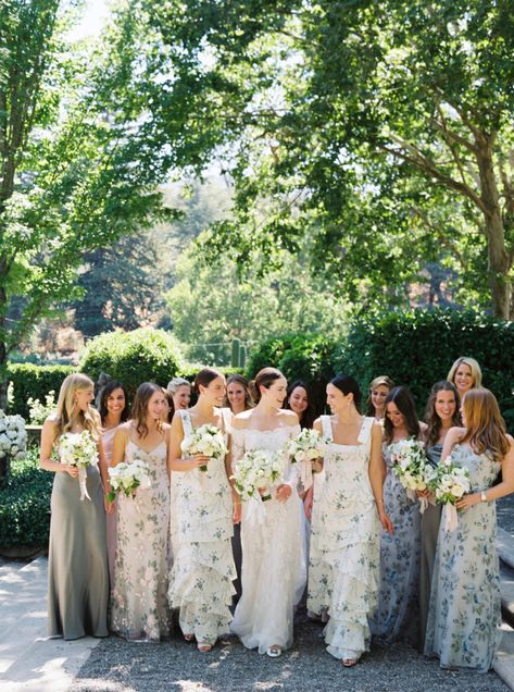 The Bride Wore Markarian, Brock Collection, and Reem Acra During Her Summer Wedding Weekend in Yountville - Over The Moon Hawaii Wedding Dress Bridesmaids, Tasha Oakley Wedding, French Countryside Wedding Dress, Hygge Wedding Summer, 2024 Wedding Aesthetic, Wedding Ideas June, Romcom Wedding, June Bridesmaid Dresses, Garden Party Bridesmaid Dress