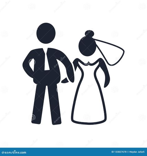 Newlyweds Icon Vector Sign and Symbol Isolated on White Background, Newlyweds Logo Concept Stock Vector - Illustration of ceremony, marriage: 133827678 Marriage Logo, Just Married Car, Abstract Animal Art, Car Icons, Concept Illustration, Mobile App Design, Logo Concept, Abstract Animals, Logo Icons