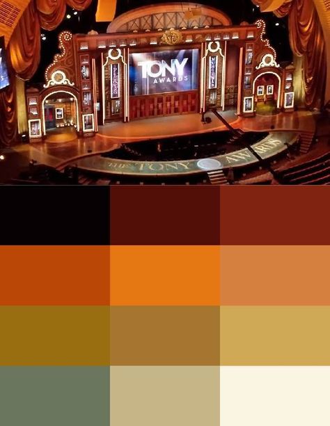 Broadway Color Palette, The Greatest Showman Color Palette, Indian Restaurant Color Palette, Old Hollywood Glamour Color Palette, Roaring 20s Color Palette, Movie Theater Color Palette, Theatre Color Palette, Theater Color Palette, Hollywood Color Palette