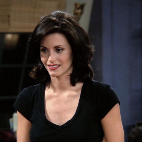 Monica Geller Aesthetic, Courtney Cox Hair, Friends 90s, Monica Friends, Monica Gellar, Twin Mum, Courtney Cox, Monica Geller, 90s Hairstyles