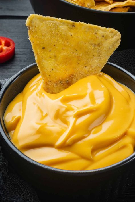 Quick and Easy Homemade Cheez Whiz - IzzyCooking Cheez Wiz Dip, Homemade Cheesewiz, Cheesewiz Recipe, Homemade Cheese Wiz, Recipes With Cheese Wiz, Cheeze Wiz Recipes, Homemade Cheez Whiz, Cheese Wiz Dip, Homemade Cheese Whiz