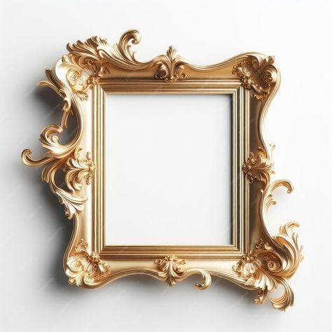 Premium AI Image | Gold and old wooden picture frame vintage decorative frame isolated on white background Picture Frame Vintage, Wooden Picture Frame, Decorative Frame, Wooden Picture Frames, Wooden Picture, Frame Decor, Picture Frame, Background Images, Graphic Resources