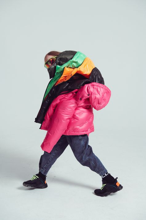 Francesca Bisceglia - Diesel AW 21-22 Puffer Jacket Editorial, Basters, Kids Outwear, Beach Editorial, Kids Studio, Photoshoot Studio, Creative Photography Techniques, Fashion Landscape, Baby Proofing