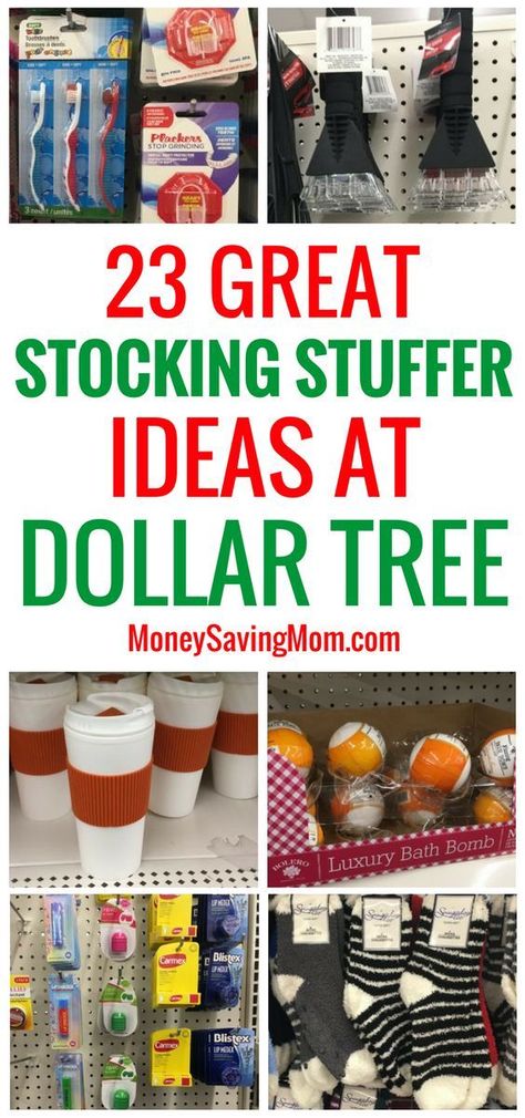 Check out these great stocking stuffer ideas on a budget! All of these are $1 or less at Dollar Tree! 5 Dollar Gifts, Cheap Stocking Stuffers, Filler Ideas, Dollar Tree Gifts, Stocking Ideas, Diy Stocking Stuffers, Frugal Christmas, Stocking Stuffer Ideas, Stocking Stuffers For Women