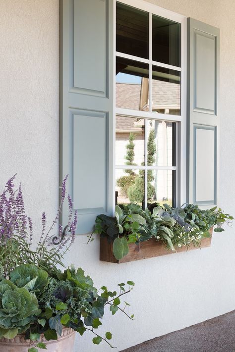 Sage Green Shutters Magnolia Shutters Repurposed Decor, Window Shutters Exterior, Tan House, Farmhouse Shutters, Rustic Shutters, Green Shutters, House Shutters, Blue Shutters, Diy Shutters