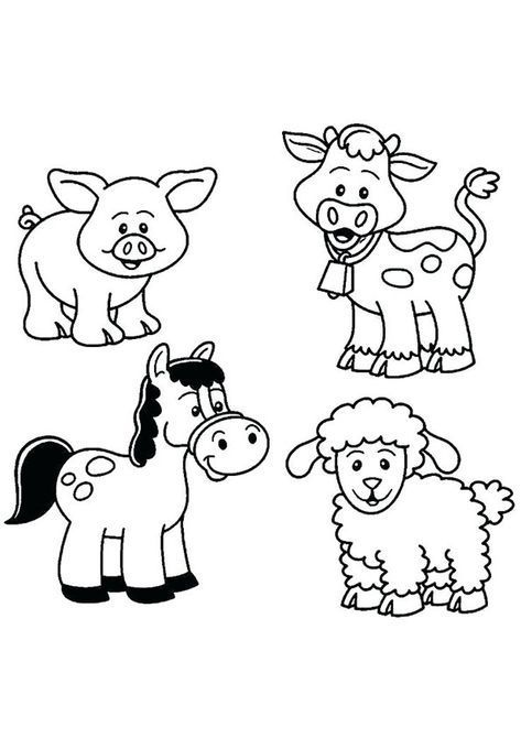 Animals Coloring Pages, Animal Templates, Fish Coloring Page, Farm Animal Coloring Pages, Printables Free Kids, Animal Doodles, Animals Coloring, Mickey Mouse Cartoon, Fall Coloring Pages