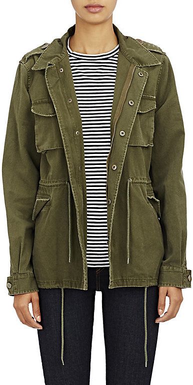 Women's Canvas Army Jacket Green Canvas Jacket, Army Jackets, Nicole Fashion, Military Jackets, New York Canvas, Patch Jacket, Military Jacket Green, Green Field, Army Green Jacket