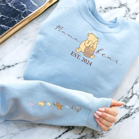 ♡ Elevate your Mum game with our Personalised Mama Est Sweatshirt! Personalised with your kids' names, it's the perfect way to show off your motherhood pride. Comfortable and stylish, this sweatshirt will become a staple in your wardrobe. Order now and personalize it for a unique touch! ♥ Fast UK Shipping ♥ 80% Cotton 20% Polyester ♥ A perfect Gift for Mum ♥The Sleeves has your children's names in the balloon ♥ Long Sleeves Relaxed Fitting Sweatshirt ♥ Crew neck Pregnant At Disney World Outfit, Gifts For Expecting Moms, Meaningful Gift Ideas, Disneybound Outfits, Winnie The Pooh Nursery, Top Kids, Disney Bound Outfits, Kids Names, Future Mom