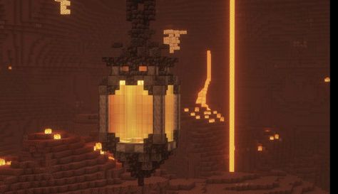 Minecraft Light Ideas, Minecraft Light Post, Minecraft Ceiling, Minecraft Ceiling Design, Minecraft Lighting Ideas, Minecraft Chandelier, Ideas For Minecraft, Minecraft Light, Minecraft Bridge