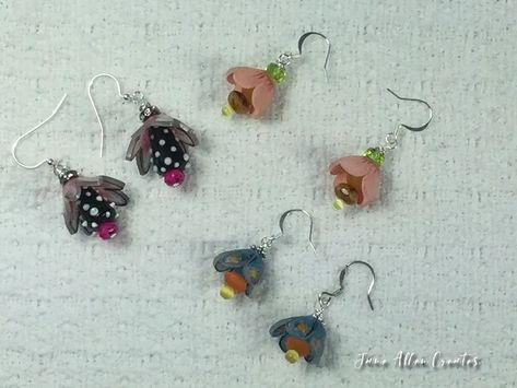 How to Make Shrinky Dink Earrings – Jane Allen Creates Shrinky Dink Jewelry, Shrinky Dink Earrings, Shrinky Dink, Sweet Earrings, Creative Jewelry, The Secret, I Want, Beads