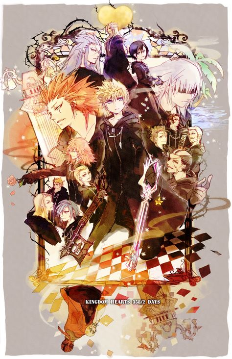 Kingdom Hearts 358/2 Days, Organization 13, Kingdom Hearts Games, Illustration Picture, Kingdom Hearts Fanart, Kingdom Hearts Art, Kingdom 3, Kingdom Heart, Kingdom Hearts 3