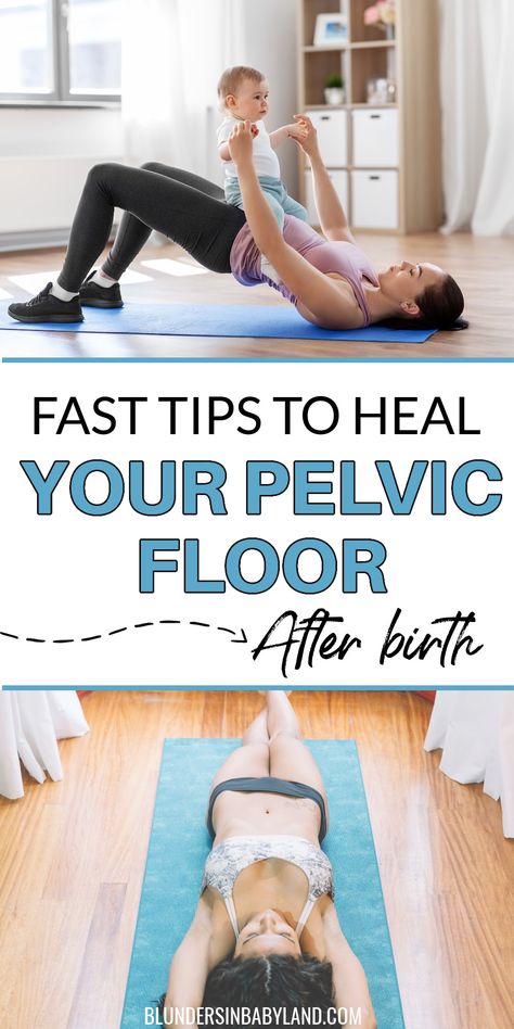 Healing your pelvic floor is essential after giving birth. Here's the ultimate guide to your pelvic floor--what happens to it after giving birth and, most importantly, how exercises to heal your pelvic floor Heal Pelvic Floor, Postpartum Pelvic Floor, Normal Birth, Postpartum Exercise, Postpartum Care Kit, Pregnancy Hacks, Exercise During Pregnancy, Third Pregnancy, Pelvic Floor Exercises