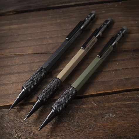 Mechanical Pencils Aesthetic, Best Mechanical Pencil, Mechanical Pen, Stylish Pens, Fancy Pens, Art Studio Room, Pencil Sketch Drawing, Metal Barrel, Stationary Supplies