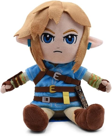 Amazon.com: RGVV Breath of The Wild Link Stuffed Plush Wearing A False Shield 10.8" : Toys & Games Link Plush, Breath Of The Wild Link, Breath Of The Wild, The Wild, Toys Games, Toys, 10 Things, How To Wear