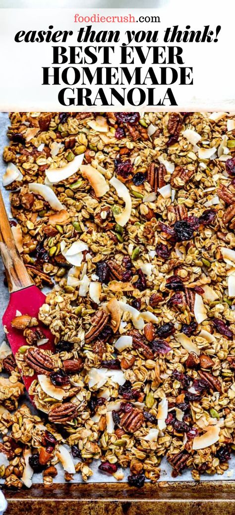 Granola With Nuts Recipe, Coconut Maple Granola With Mixed Nuts And Dried Fruit, Soft And Chewy Granola, Granola Quick Oats, Granola Recipe Without Oats, Granola With Coconut Oil, Sams Club Granola Recipe, Panera Bread Granola Recipe, Homemade Granola Cereal Recipes