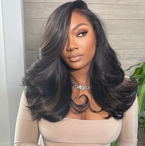 Gorgeous Long Weave Hairstyle Sewin Weave With Leave Out, Deep Part Sew In, Long Weaves For Black Women, Sew In Weave With Closure Middle Parts, Middle Part Sew In With Leave Out, Traditional Sew In With Leave Out, 2025 Aesthetics, Sew In Weave With Closure, Long Curly Weave