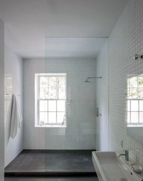 Top 70 Best Shower Window Ideas - Bathroom Natural Light Shower Windows Ideas, Appartement New York, Window In Shower, Bad Inspiration, Bathroom Renos, Dream Bathroom, Laundry In Bathroom, Shower Stall, House Bathroom