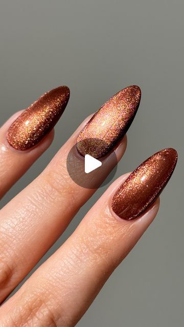 Anahi Victoria on Instagram: "@lightslacquer Maple Street 
first shown with 30lb pull magnet (thank you @sbrown.nails for bringing back this nail hack/trend from Reddit and Facebook 💗)
then shown with a small regular nail magnet in cat eye.
Which look do you prefer?

use code ANAHI to save🫶

#nails #nailgram #nailswatches #lacquerartist #nailtrends #veganpolish #nailpolish #lightslacquer #nailpolishlover #nailpolishaddict #nailitdaily #trendynails #trendingnails #athomemani #nailsoftheday #nailswatch #nailreels #nailfeed #nailgoals #nailsofinstagram #nailsnailsnails #almondnails #nailvideos #brownnails #moscowmule #moscowmulenails #magneticpolish #fallnails" Magnetic Polish, Brown Nails, Nail Trends, Almond Nails, Trendy Nails, Nail Tips, Nail Inspo, Cat Eye, Nail Polish