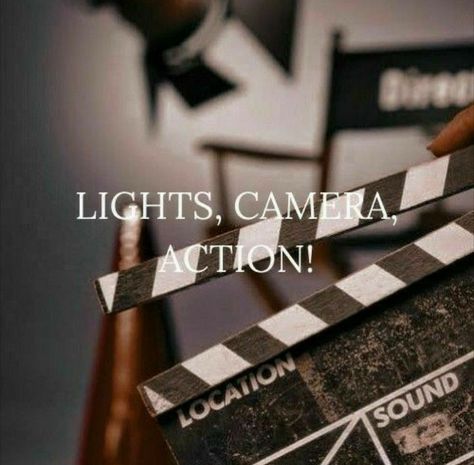 Action Movies Aesthetic, Vision Board Ideas Acting, Acting Quotes Aesthetic, Lights Camera Action Aesthetic, Acting Career Vision Board, Theater Vision Board, Scriptwriter Aesthetic, Actor Vision Board, Acting Astethic