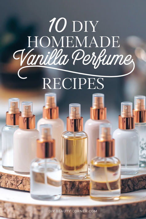 10 Best DIY Homemade Vanilla Perfume Recipes Making Perfume From Essential Oils, Essential Oil Recipes For Perfume, Vanilla Extract Perfume Diy, Diy Vanilla Perfume Recipes, Making Your Own Perfume, Vanilla Essential Oil Perfume Recipes, Homemade Vanilla Perfume, Perfume Recipes With Essential Oils, Rose Vanilla Perfume