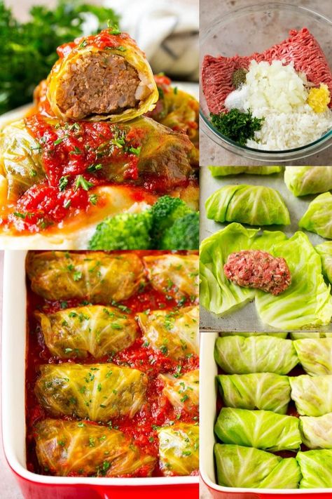 No Rice Cabbage Rolls, Cabbage Rolls Recipe Easy Beef, Easy Cabbage Rolls Recipe, Ground Beef Cabbage Rolls, Cabbage Rolls Without Tomato Sauce, How To Roll Cabbage Rolls, Rolled Cabbage Recipe, Swedish Cabbage Rolls, Different Ways To Cook Cabbage