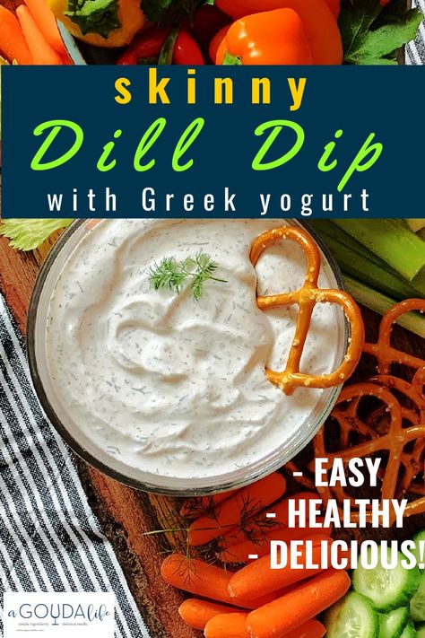 Healthy Chip Dip, Easy Dill Dip, Yogurt Dip For Veggies, Greek Yogurt Veggie Dip, Dip With Greek Yogurt, Healthy Veggie Dip, Veggie Dip Recipe, Dill Dip Recipes, Healthy Dip Recipes