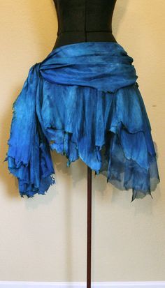 Water Sprite, Water Fairy, Skirt Maxi, Fantasy Costumes, Fairy Costume, Hand Dyed Silk, Silk Dyeing, Firebird, Fantasy Fashion