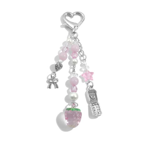 PRICES MAY VARY. Stylish Keychain: These cute keychains comes in pink red strawberry, butterfly, green leaves,star,bear,heart etc.pendant designs and unique heart or star clasps,make it look very beautiful and exquisite. High Quality Keychain: Our aesthetic keychains are made of high-quality alloy,acrylic, beads and crystal which is durable and exquisite,and hese keychains are just the right size to make you look different, exquisite and stylish. Bright Gloss:The Cute keychains for women is poli Cute Gifts On Amazon, Cute Keychain For Backpacks, Key Chain Charms, Pink Keychain Aesthetic, Cute Keychains For Backpacks, Keychains To Make, Bag Charm Ideas, Aesthetic Stuff To Buy, Pink Birthday Gifts