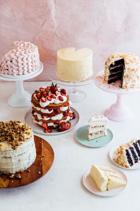 These 5 Stylish Layer Cakes Will Make Any Party More Magical — Stylish Layer Cakes from Tessa Huff Thanksgiving Platter, Cake Shots, Dessert Photography, Cake Photography, Layer Cakes, Icing Recipe, Julia Child, Gorgeous Cakes, Food Cakes